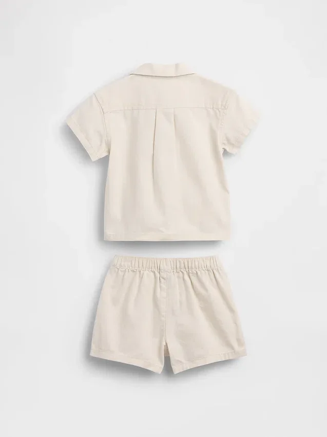 Baby-Set mit Hemd und Shorts