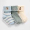 Baby-Socken mit Umschlag (3er-Pack)