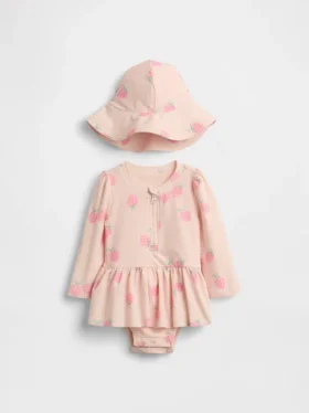 Baby-Strawberry-Rashguard-Badeset
