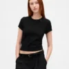 Baby-T-Shirt im Waffelpiqué-Look