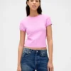 Baby-T-Shirt im Waffelpiqué-Look
