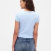 Baby-T-Shirt im Waffelpiqué-Look