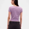 Baby-T-Shirt im Waffelpiqué-Look