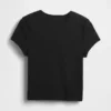 Baby-T-Shirt im Waffelpiqué-Look