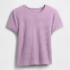 Baby-T-Shirt im Waffelpiqué-Look
