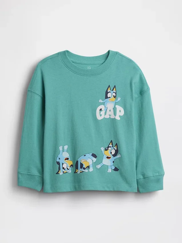 Baby- und Kleinkind-T-Shirt mit Bluey-Motiv