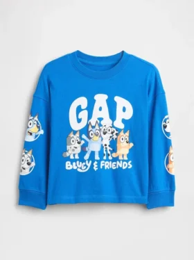 Baby- und Kleinkind-T-Shirt mit Bluey-Motiv