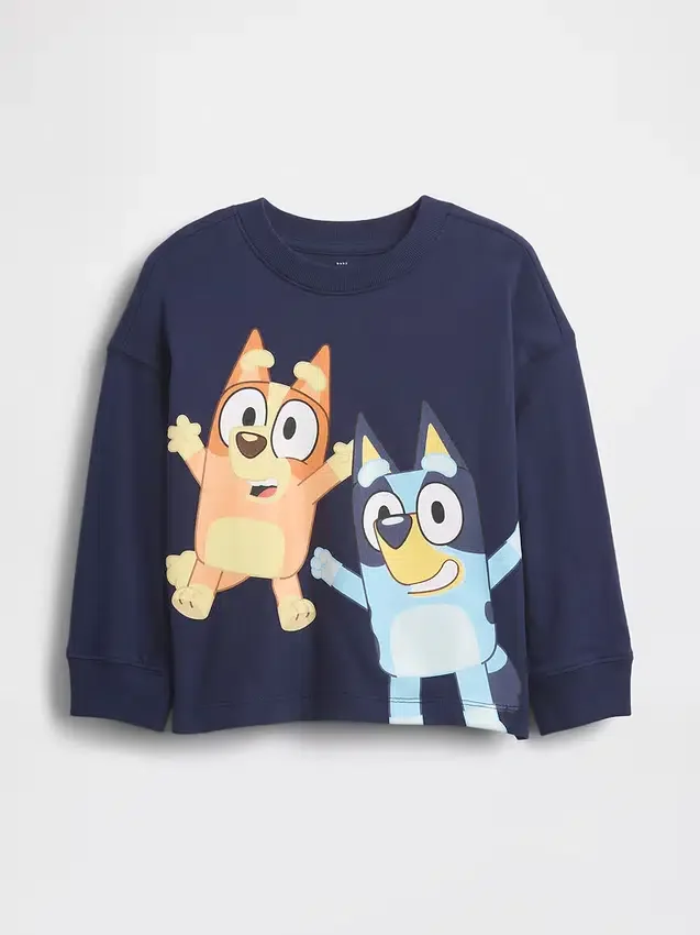 Baby- und Kleinkind-T-Shirt mit Bluey-Motiv