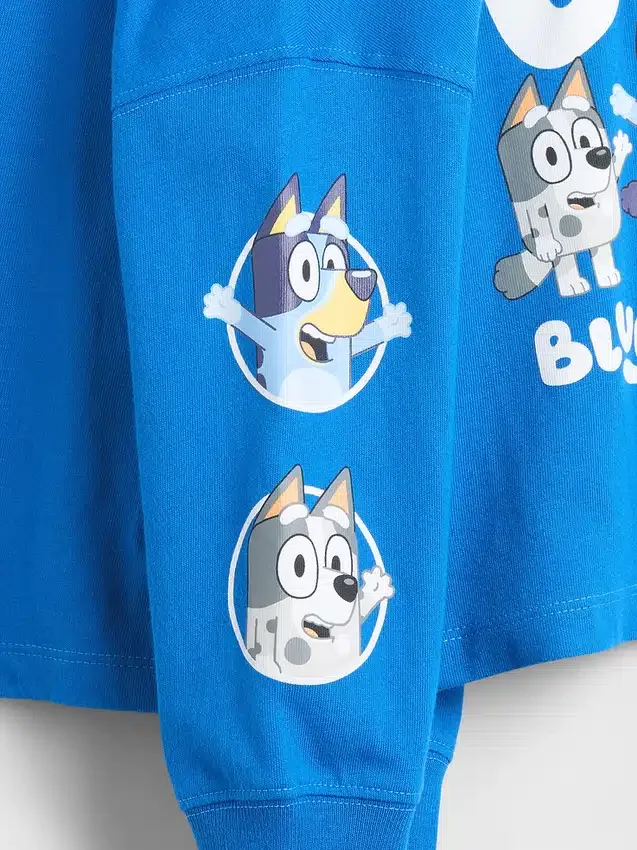 Baby- und Kleinkind-T-Shirt mit Bluey-Motiv