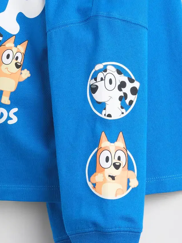 Baby- und Kleinkind-T-Shirt mit Bluey-Motiv