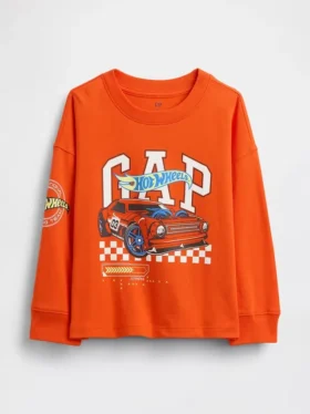 Baby- und Kleinkind-T-Shirt mit „Hot Wheels“-Motiven