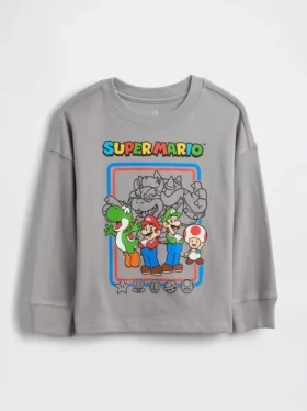 Baby- und Kleinkind-T-Shirt mit „Super Mario“-Motiv