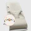 BabyBjörn 3D-Jersey- und Plüschtier-Hüpfsitz „Bliss“-Set