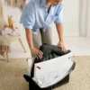 BabyBjörn Reisebett Light und Spannbetttuch im Set