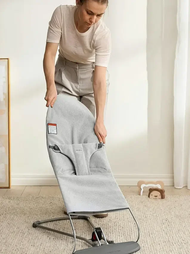 BabyBjörn Woven Melange Bouncer Bliss