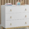 babyGap Legacy Kommode mit 3 Schubladen, Ledergriffen und ineinandergreifenden Schubladen