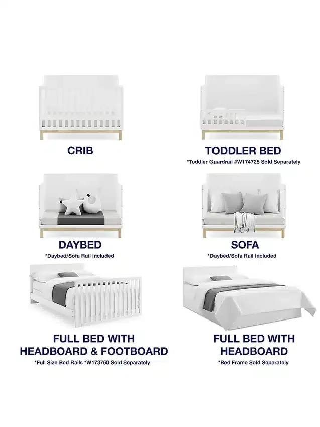 babyGap Oxford Umbaubares Kinderbett