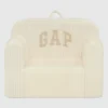 babyGap-Schaumstoffsessel aus geripptem Velours mit Logo