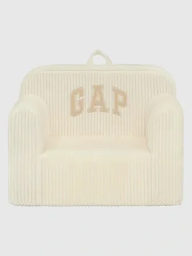 babyGap-Schaumstoffsessel aus geripptem Velours mit Logo