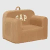babyGap-Schaumstoffsessel aus geripptem Velours mit Logo