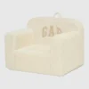 babyGap-Schaumstoffsessel aus geripptem Velours mit Logo