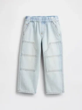 Baggy-Carpenter-Jeans zum Hineinschlüpfen für Baby & Kleinkind
