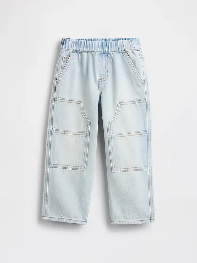 Baggy-Carpenter-Jeans zum Hineinschlüpfen für Baby & Kleinkind