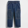 Baggy-Carpenter-Jeans zum Hineinschlüpfen für Baby & Kleinkind