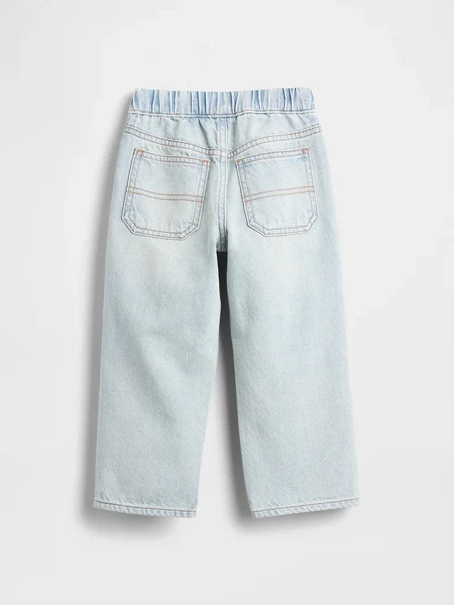 Baggy-Carpenter-Jeans zum Hineinschlüpfen für Baby & Kleinkind