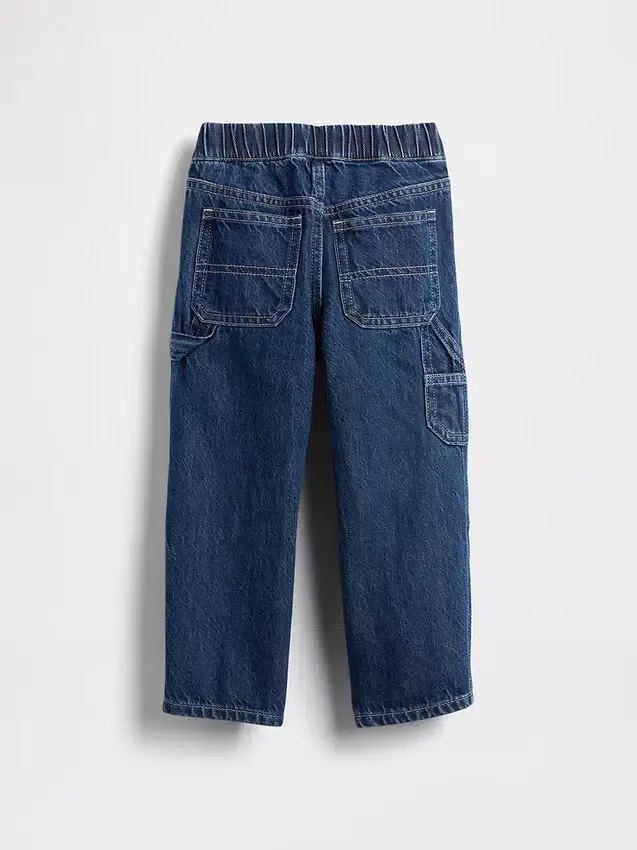 Baggy-Carpenter-Jeans zum Hineinschlüpfen für Baby & Kleinkind