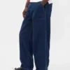 Baggy-Jeans aus Canvas