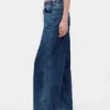 Baggy-Jeans aus gestricktem Denim mit mittlerer Leibhöhe