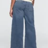 Baggy-Jeans aus Strick mit mittlerer Leibhöhe