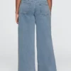 Baggy-Jeans aus Strick mit mittlerer Leibhöhe