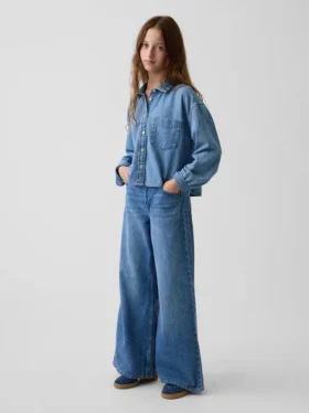 Baggy-Jeans für Kinder mit niedriger Leibhöhe