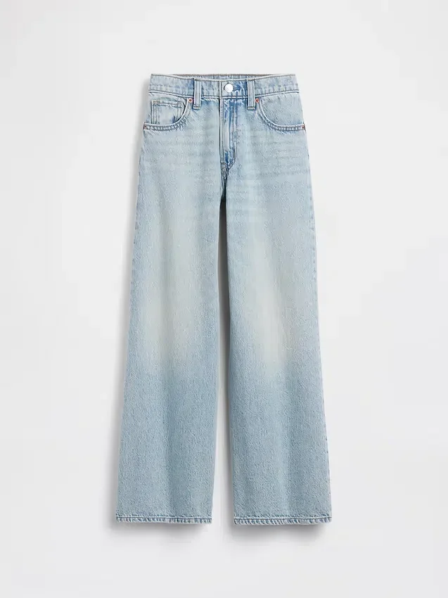 Baggy-Jeans für Kinder mit niedriger Leibhöhe