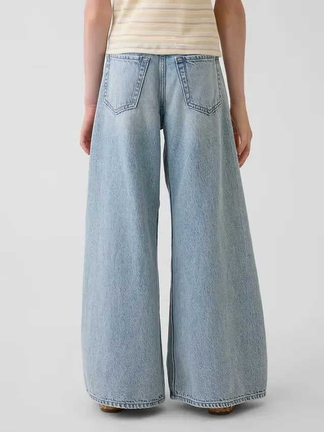Baggy-Jeans für Kinder mit niedriger Leibhöhe