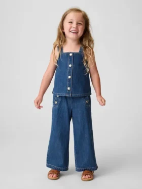 Baggy-Jeans im Matrosen-Look zum Hineinschlüpfen für Baby & Kleinkind