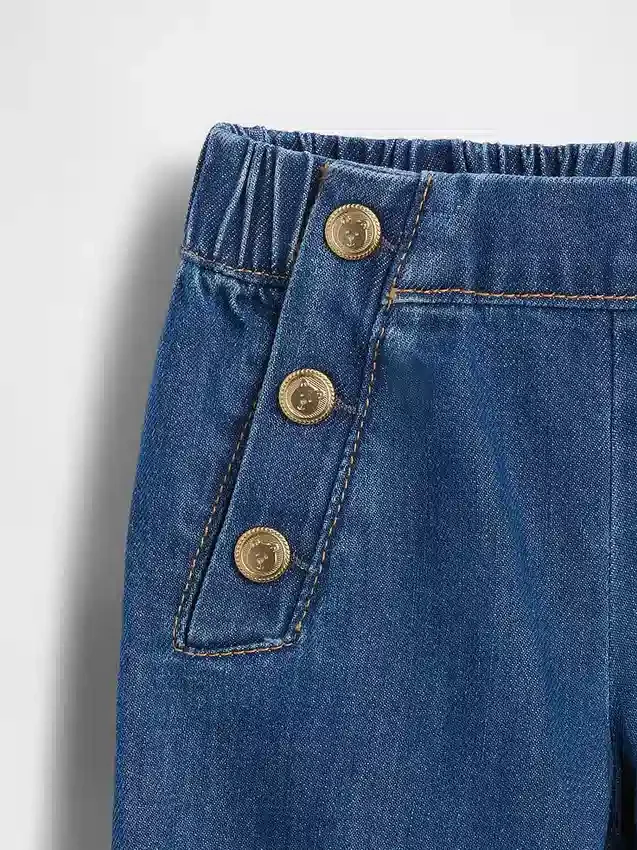 Baggy-Jeans im Matrosen-Look zum Hineinschlüpfen für Baby & Kleinkind