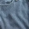 Baggy-Jeans mit mittlerer Leibhöhe aus ultraweichem Denim mit Streifenmuster