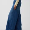 Baggy-Jeans mit mittlerer Leibhöhe, ultrweichem Tragegefühl und dezenten Nähten