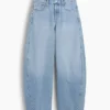 Baggy-Jeans mit mittlerer Leibhöhe und konischem Bein
