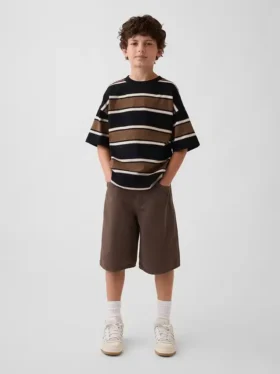 Baggy-Jeans-Shorts für Kinder