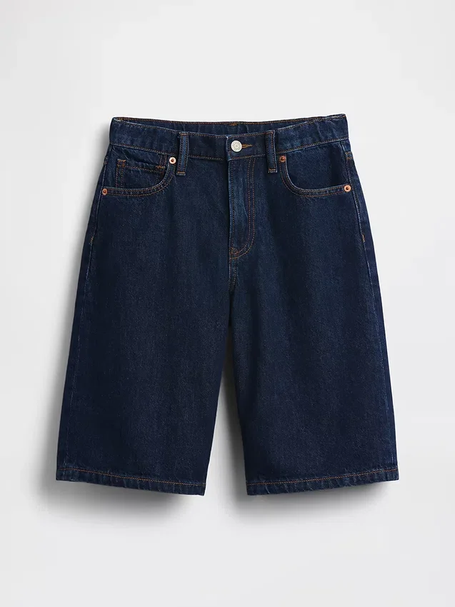 Baggy-Jeans-Shorts für Kinder