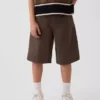 Baggy-Jeans-Shorts für Kinder