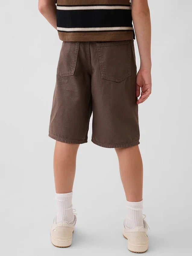Baggy-Jeans-Shorts für Kinder