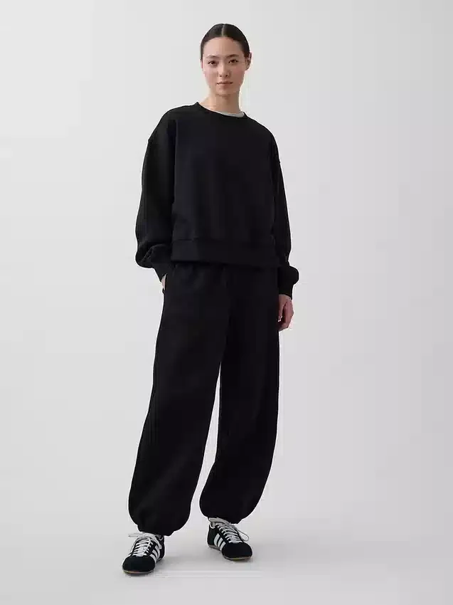 Baggy-Jogginghose mit mittlerer Leibhöhe aus Vintagesoft