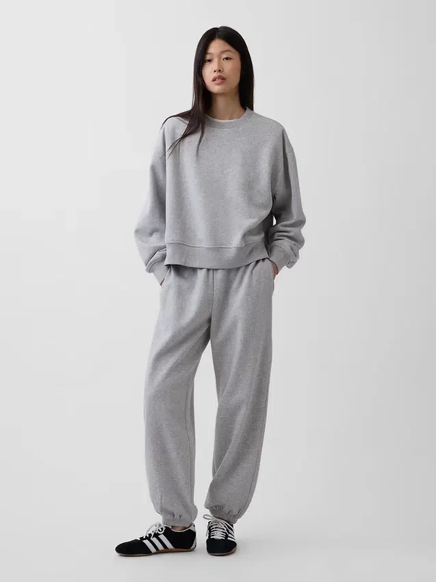 Baggy-Jogginghose mit mittlerer Leibhöhe aus Vintagesoft