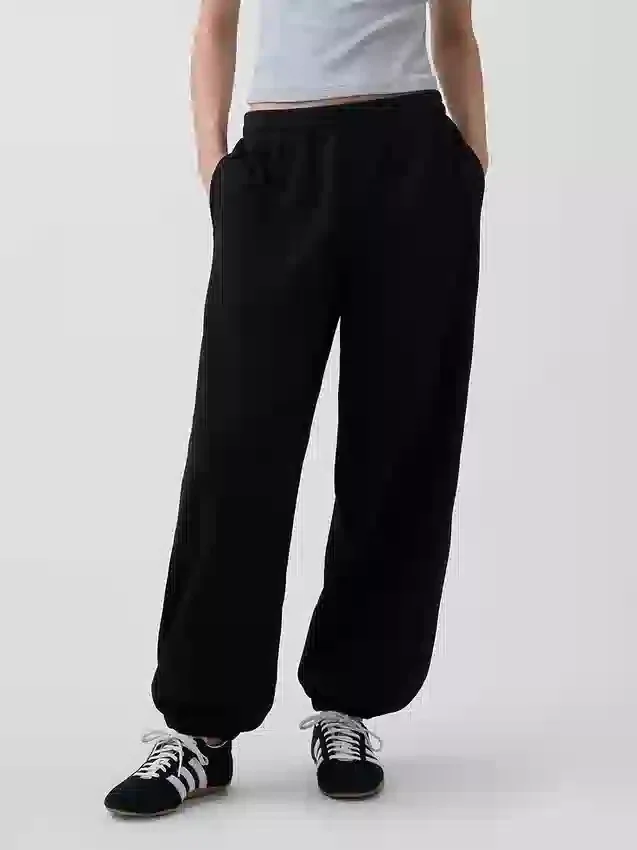 Baggy-Jogginghose mit mittlerer Leibhöhe aus Vintagesoft