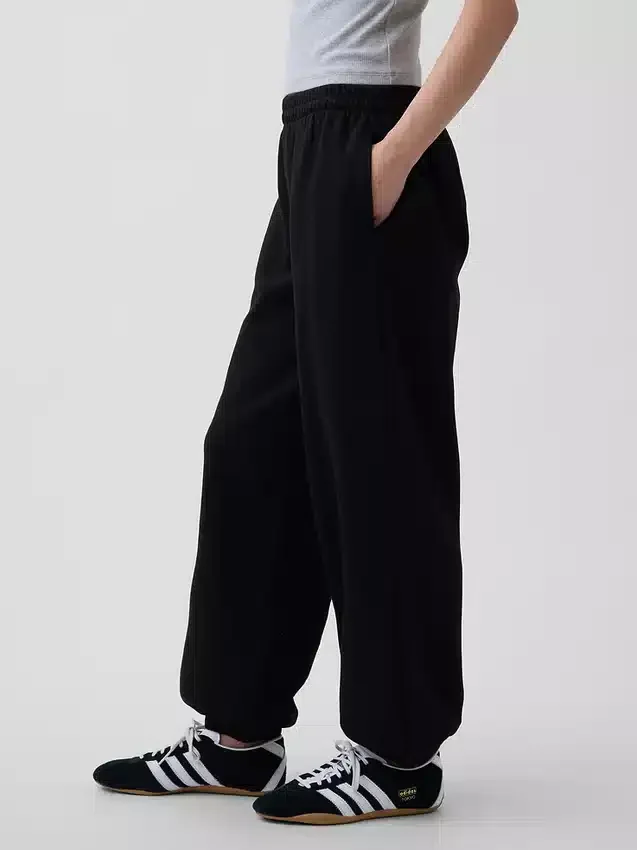 Baggy-Jogginghose mit mittlerer Leibhöhe aus Vintagesoft